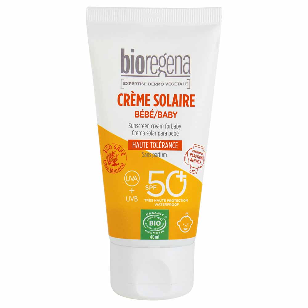 Bioregena Crema solare speciale bebè SPF50+ bio 40 ml