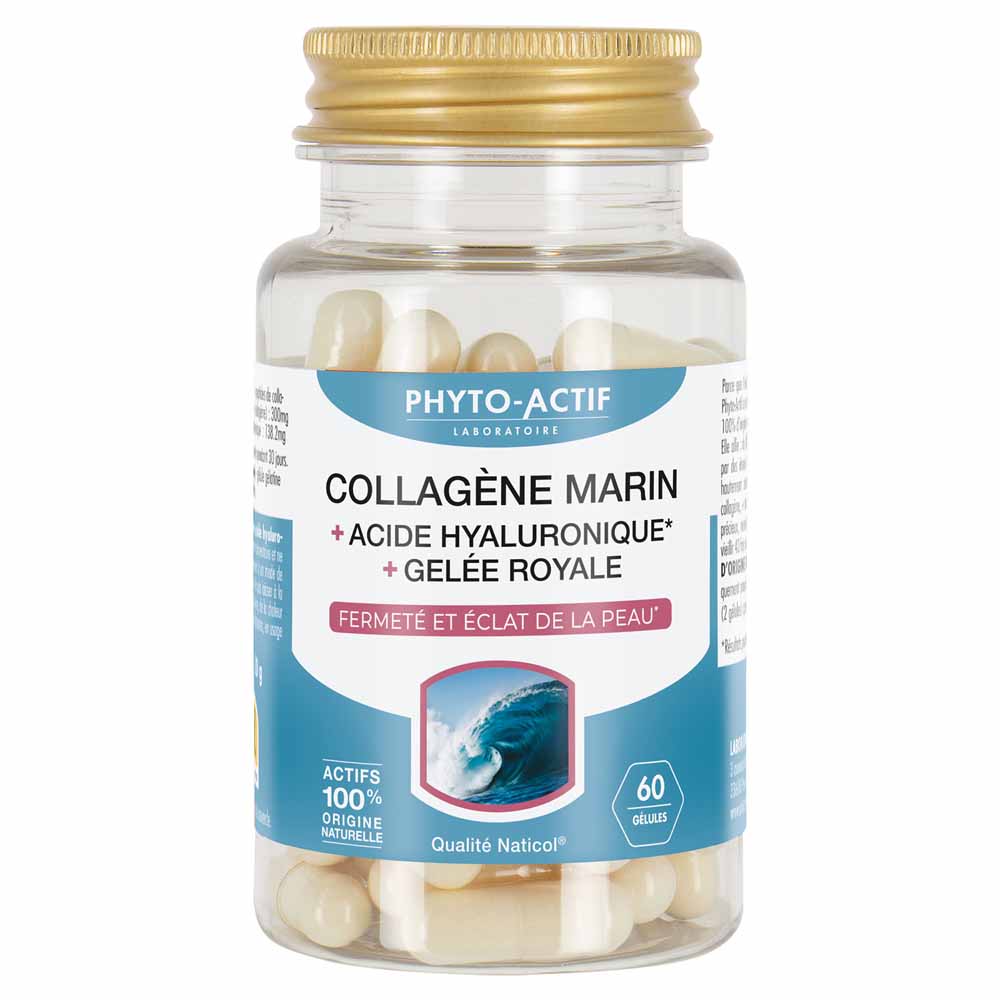 Phyto-Actif Collagene marino con acido ialuronico e pappa reale 60 capsule