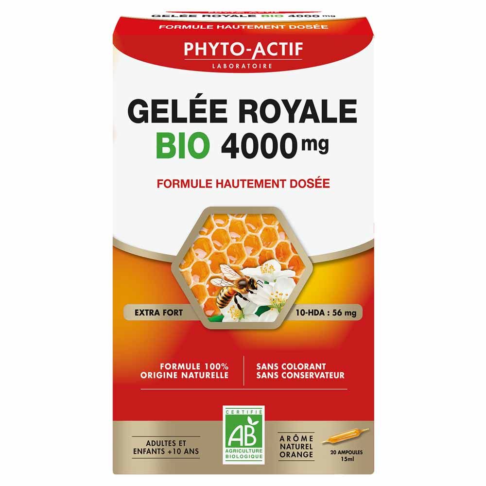 Phyto-Actif Pappa reale bio 4000mg titolata in 10-HDA 20 fiale