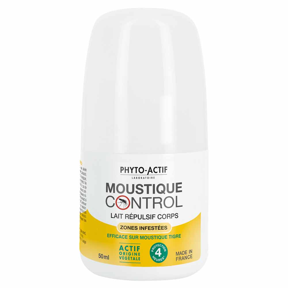 Phyto-Actif Offerta Moustique Control Repellenri per zanzare Latte roll-on repellente per la pelle zone infestate a partire da 1 anno 50 ml