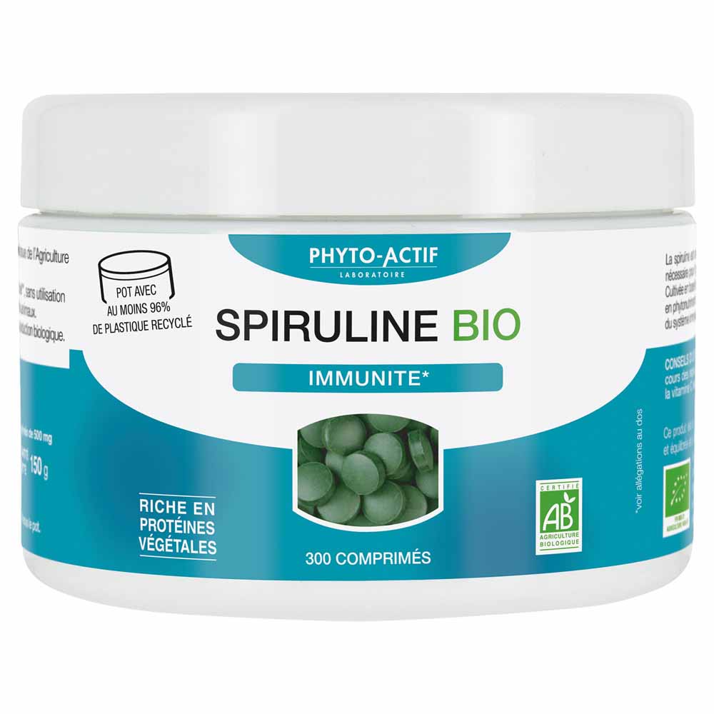 Phyto-Actif Spirulina bio 300 compresse