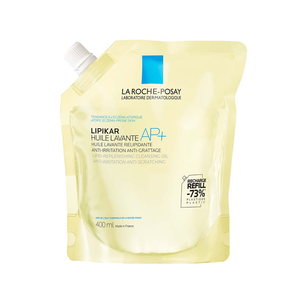 La Roche-Posay Lipikar Olio detergente Relipidante Pelle a tendenza atopica AP+ Eco-Ricarica da 400ml