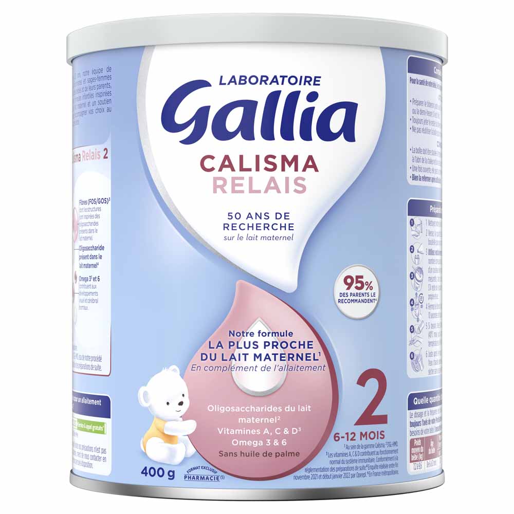 Gallia Calisma Latte in polvere 2 a partire dai 6 mesi 400 g