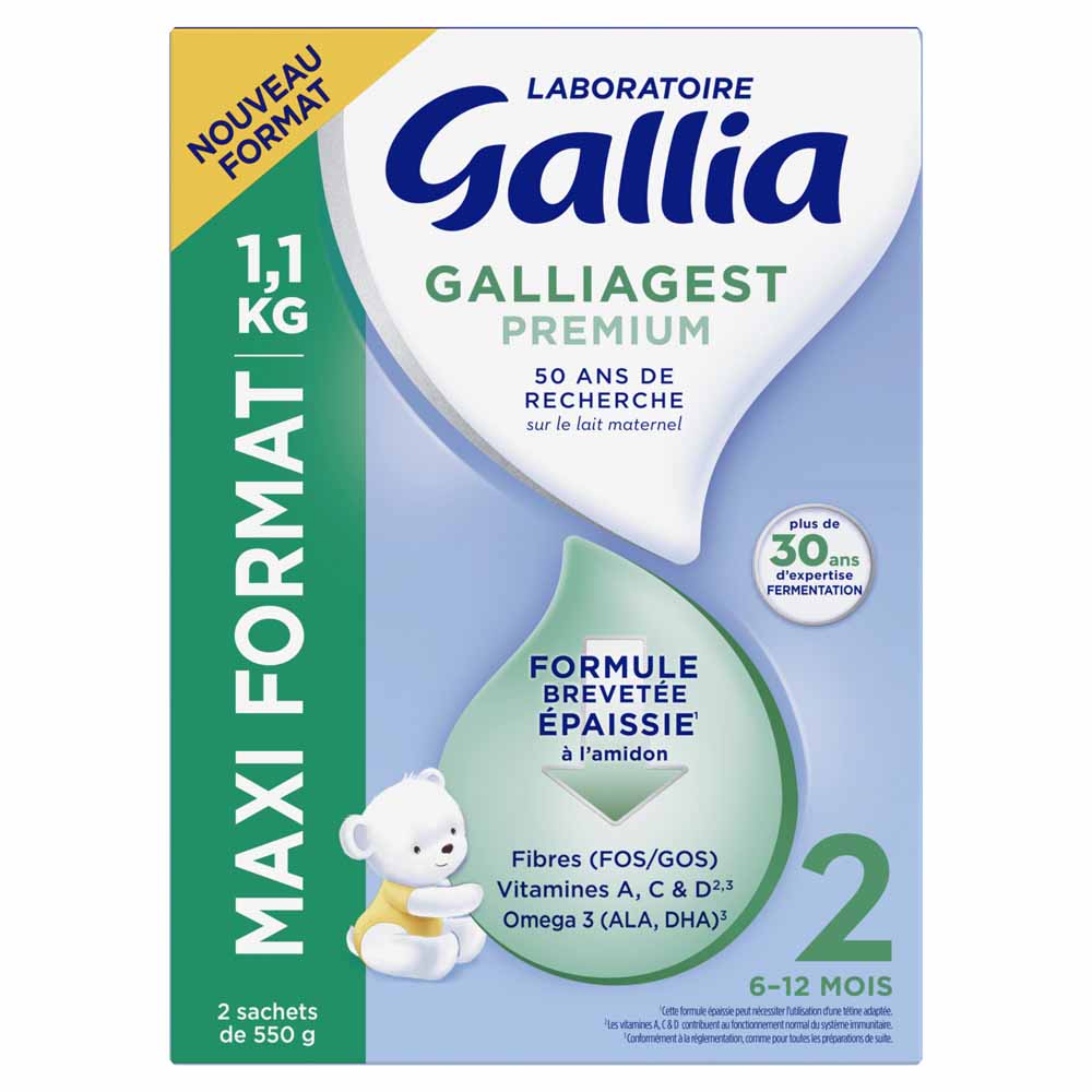 Gallia Galliagest Latte in polvere Premium 2 a partire dai 6 mesi 1,1 kg