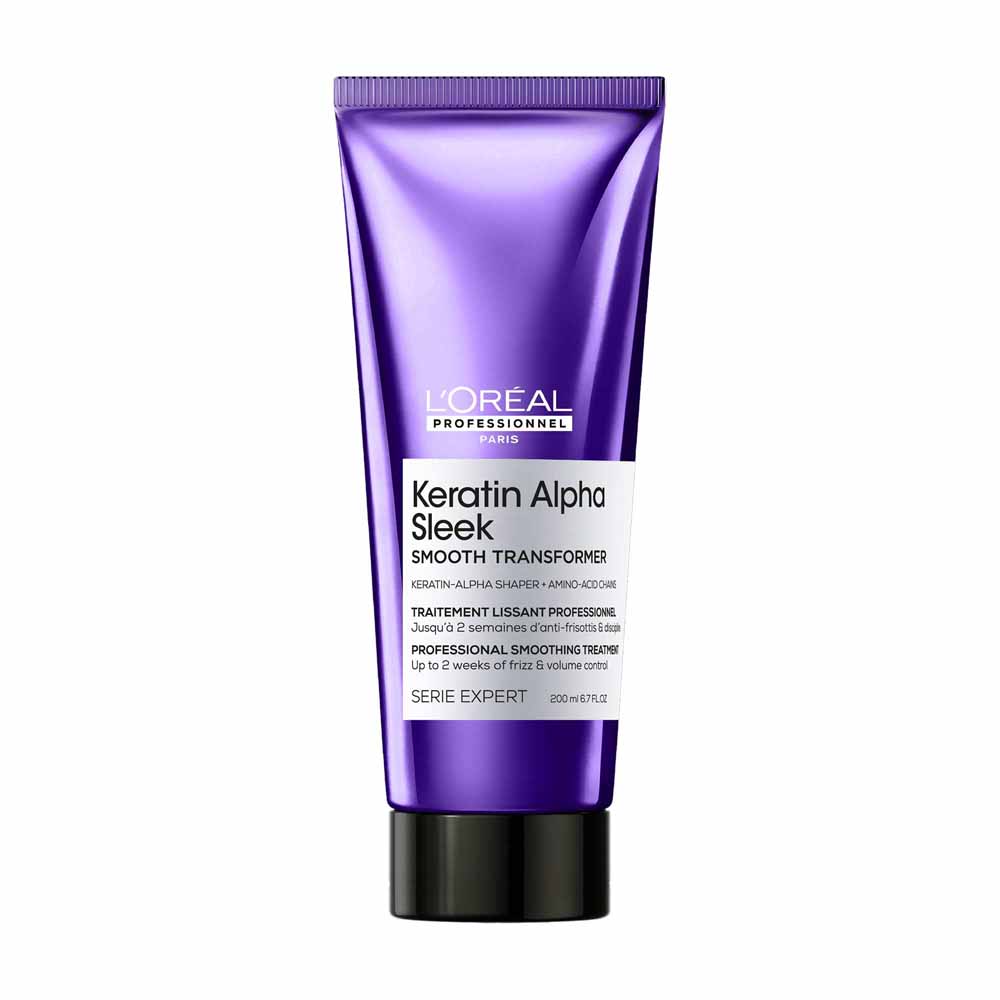 L'Oréal Professionnel Serie Expert Keratin Alpha Sleek Trattamento alla cheratina per capelli soggetti a crespo e indisciplinati 200 ml