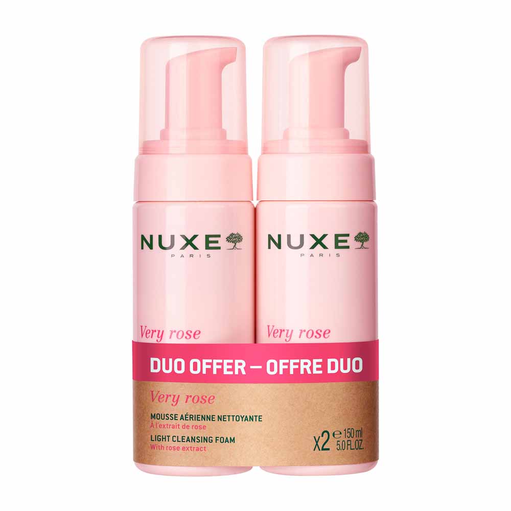 Nuxe Very rose **Detersione schiuma leggera** 2 x 150 ml