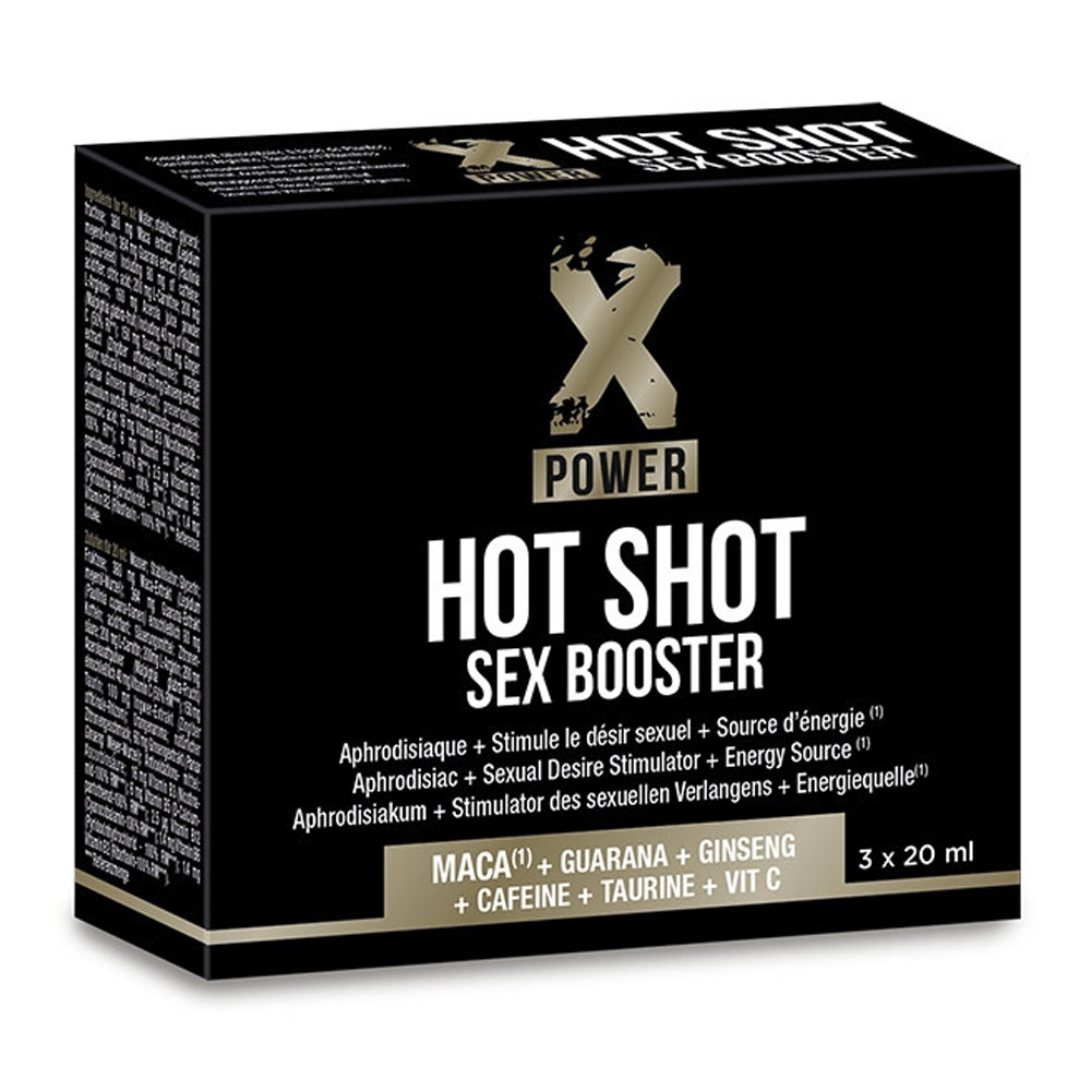 X Power Hot Shot Sex Booster 3 x 20 ml