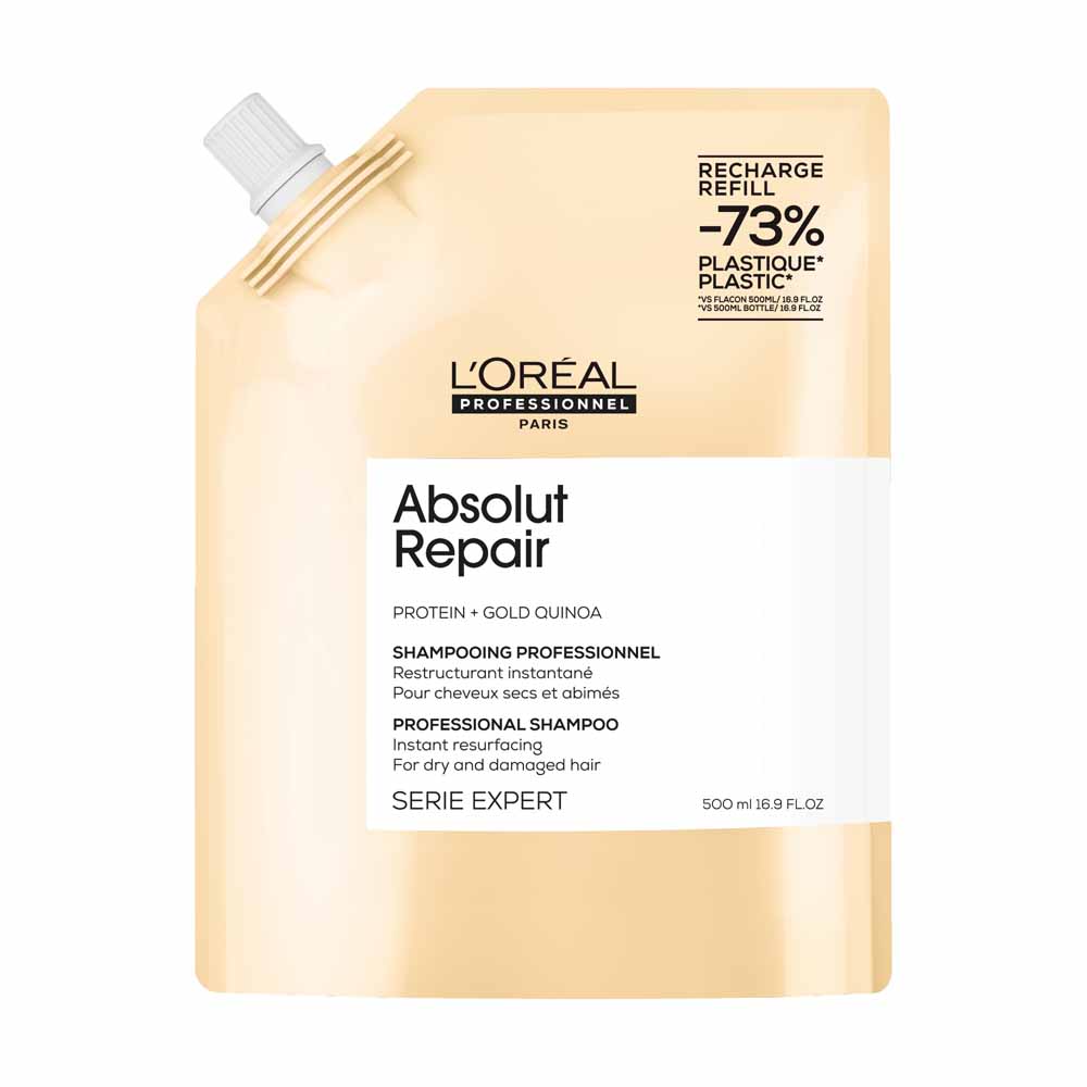 L'Oréal Professionnel Ricarica Absolut Repair Gold Serie Expert Shampoo Ristrutturante 500ml