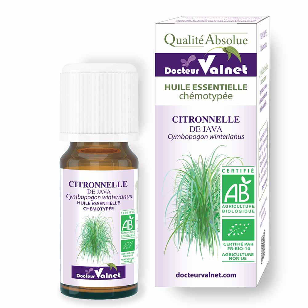 Dr. Valnet Olio essenziale di citronella di giava bio 10ml