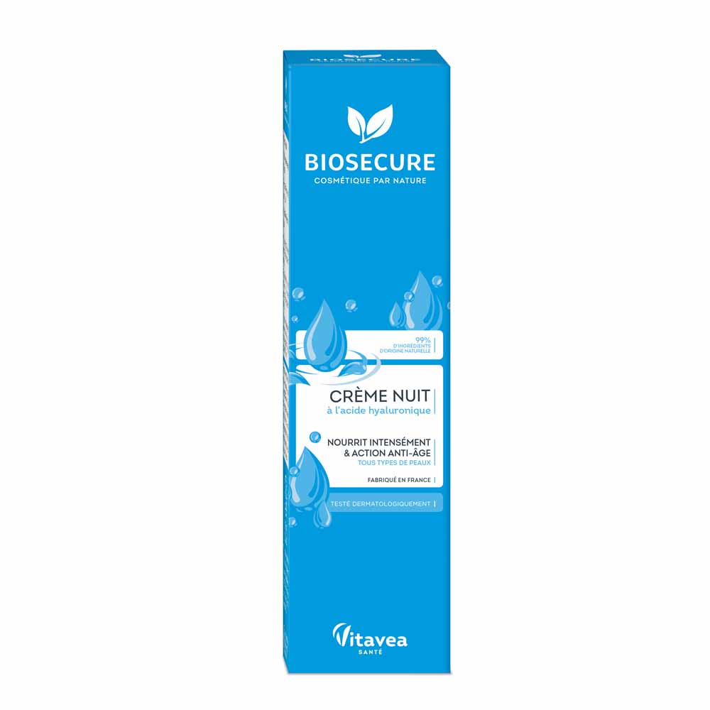Bio Secure Crema notte acido ialuronico tous types de peau 50 ml