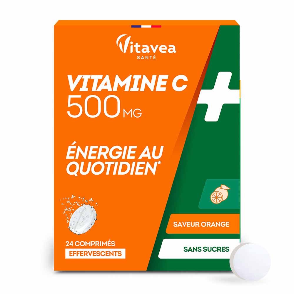 Vitavea Santé Vitamina C 500 mg energia quotidiana x24 compresse effervescenti