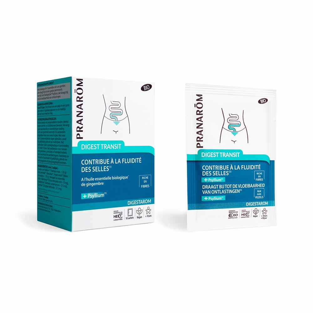 Pranarôm Digestarom Transito intestinale ad oli essenziali bio 10 Bustine