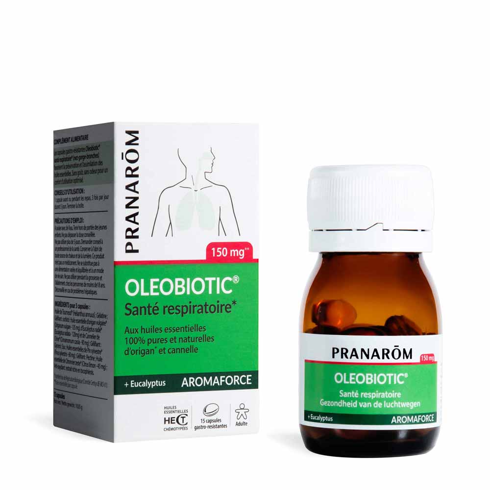 Pranarôm Aromaforce Oleobiotico Salute delle vie respiratorie 15 Caspole