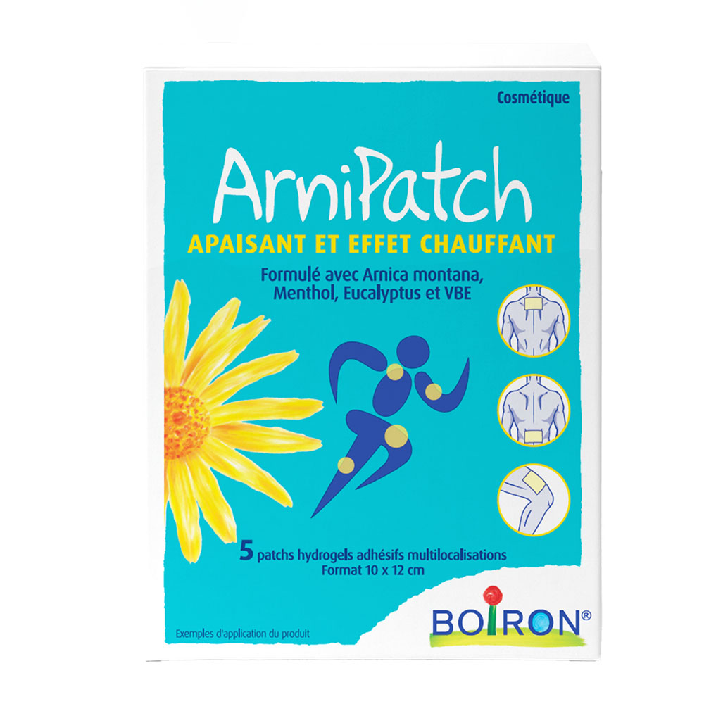 Boiron Cerotti Arnipatch effetto lenitivo e riscaldante 5 unità