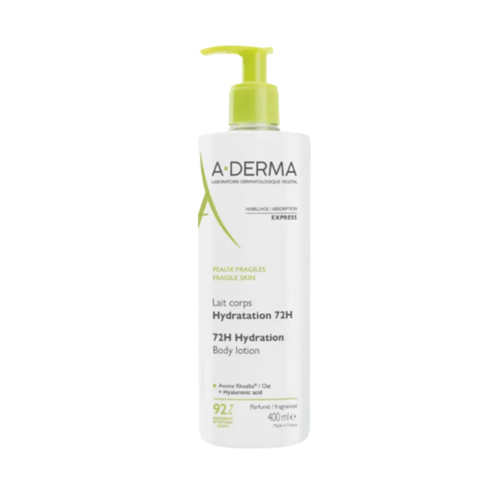 A-Derma Les Indispensables Latte corpo idratazione 72h per pelli fragili e delicate 400 ml