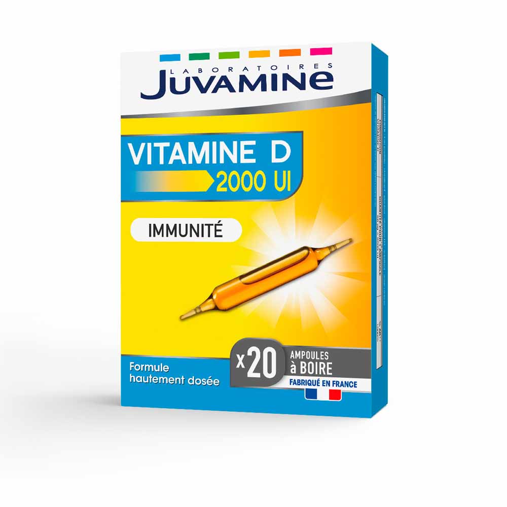 Juvamine Vitamine D 2000 UI Immunea 20 Ampolle da 10ml