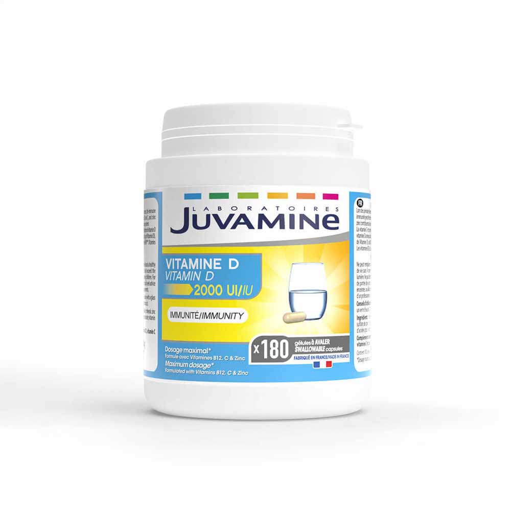 Juvamine Vitamina D 2000 UI 180 capsule