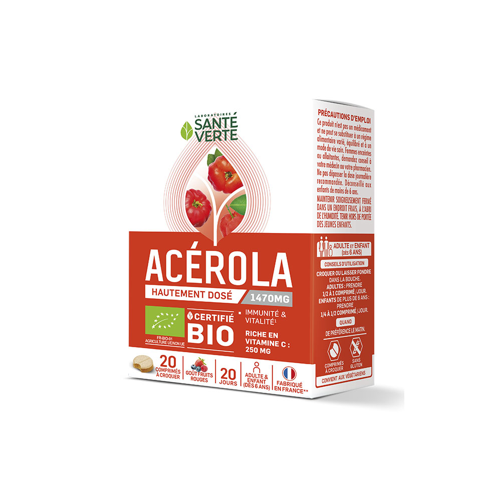Sante Verte Acerola bio 20 Compresse