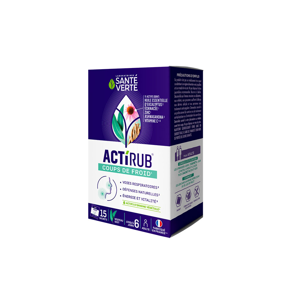 Sante Verte ActiRub Colpi di freddo adulto 15 bustine