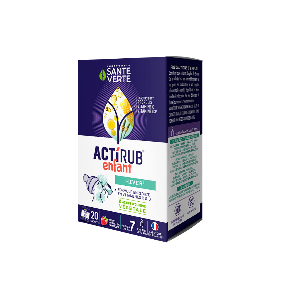 Sante Verte ActiRub Inverno bambini gusto lampone 20 bustine