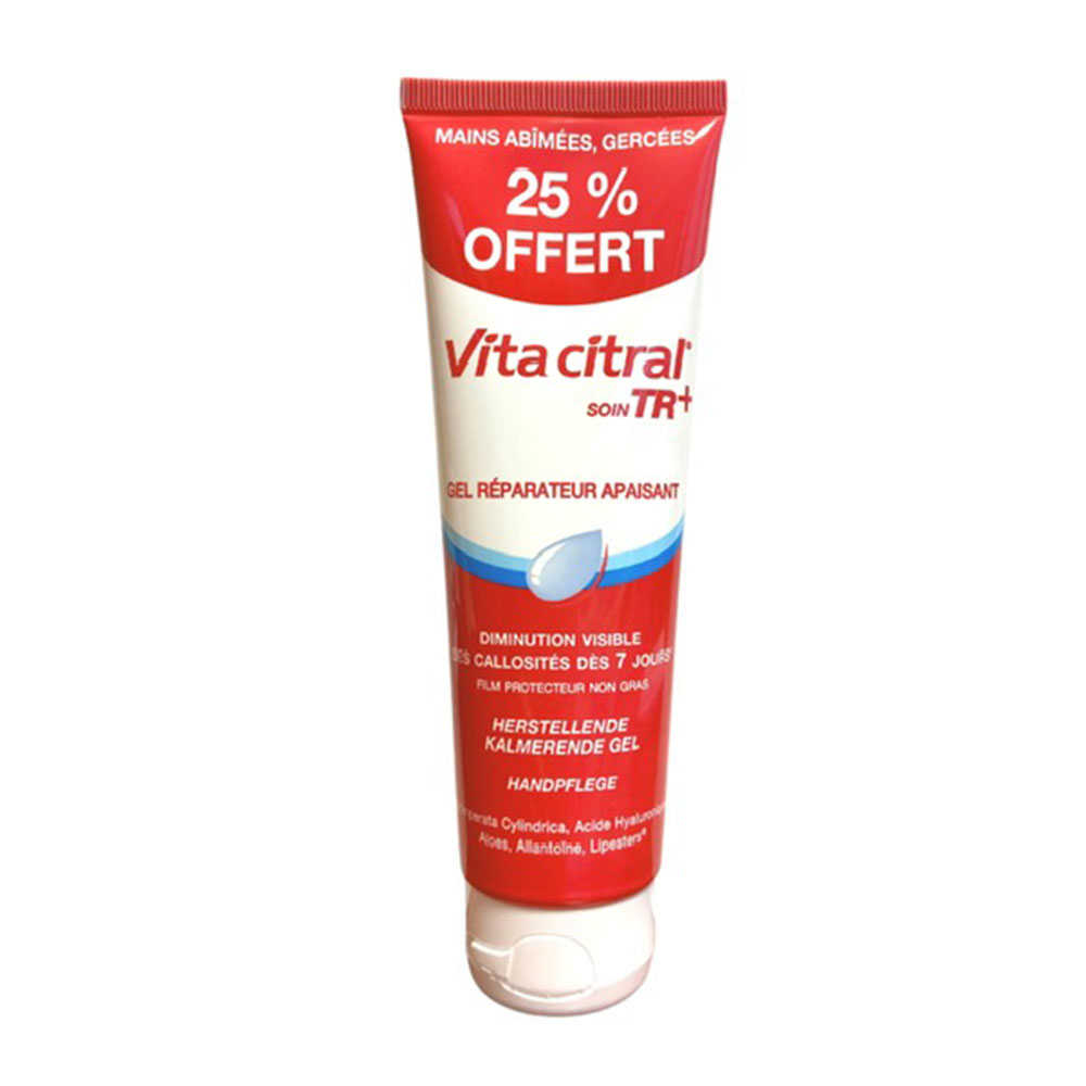 Vita Citral Gel riparatore lenitivo TR+ 25% Libero Mani danneggiate e screpolate 100ml