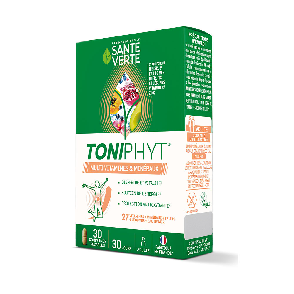 Sante Verte Toniphyt Multivitaminici e minerali 30 compresse