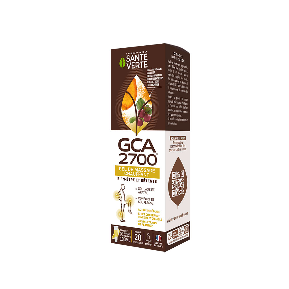 Sante Verte GCA Gel de massaggio riscaldante 100 ml