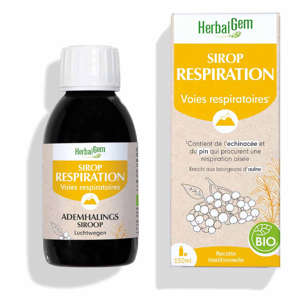 Herbalgem Sciroppo biologico per la respirazione bronchiale 150 ml