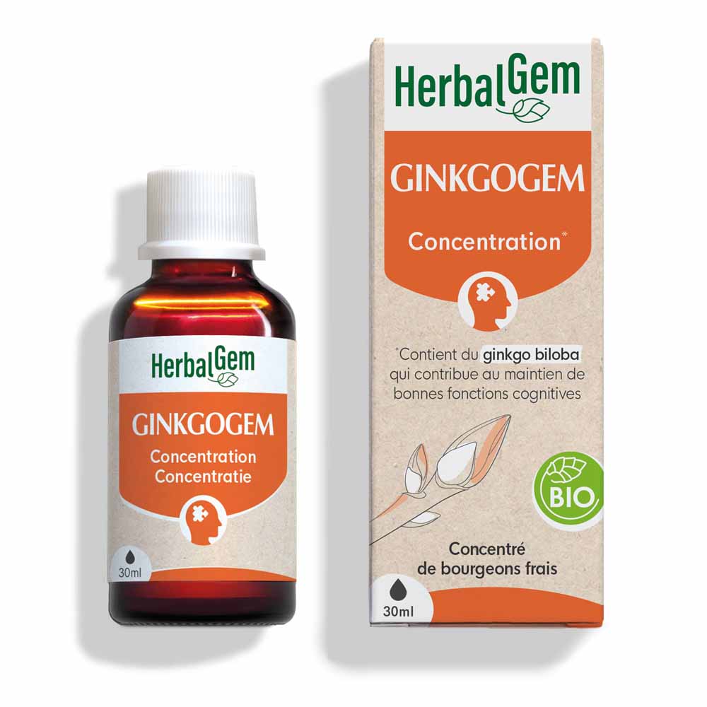 Herbalgem Complessi di gemmoterapia Concentrazione organica Ginkgogem 30ml