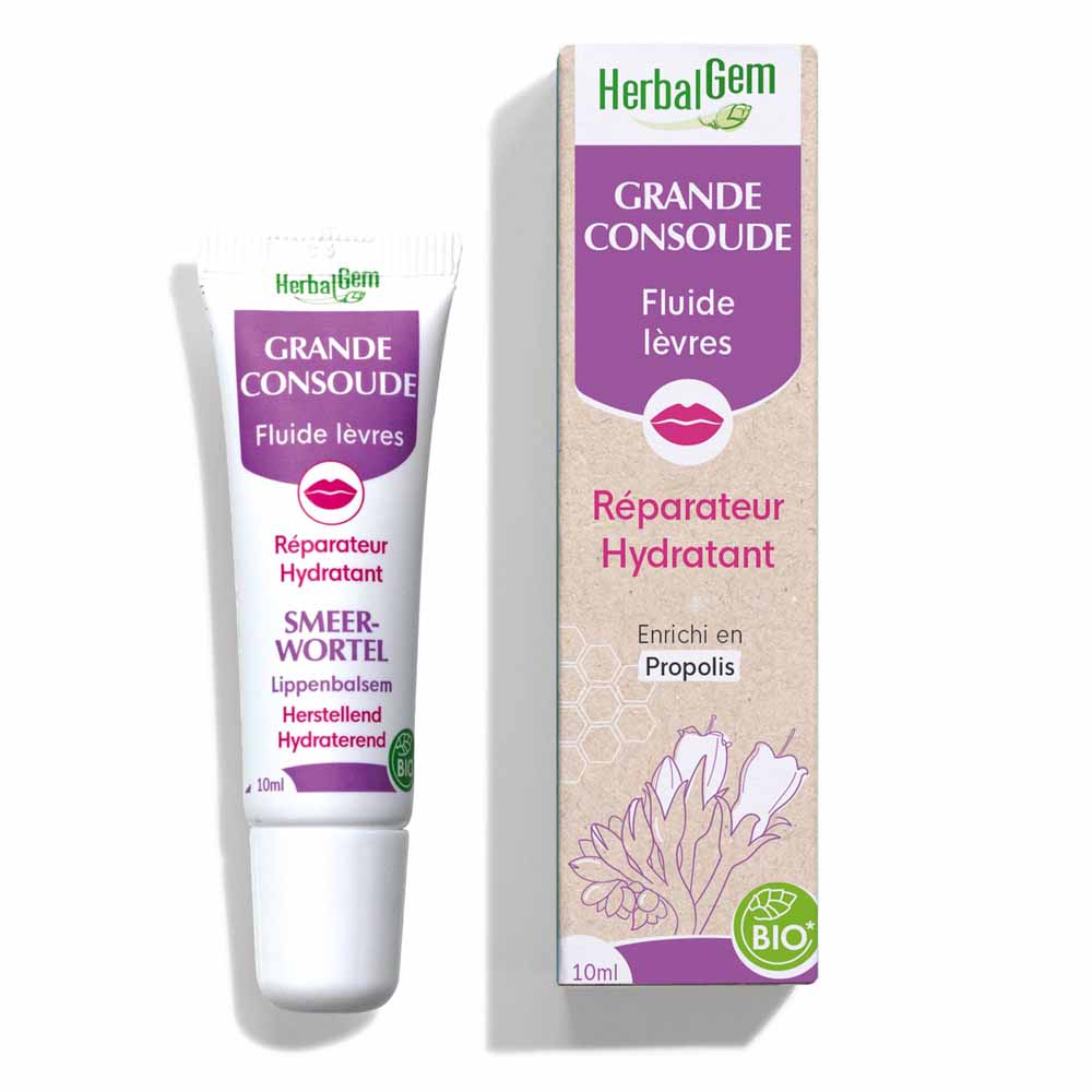 Herbalgem Fluido per labbra alla Comfrey biologica 10ml