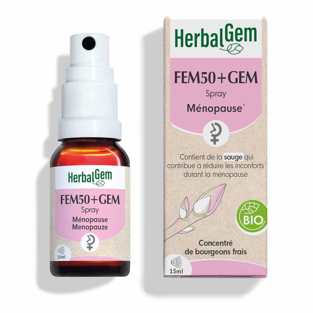 Herbalgem Complessi di gemmoterapia Fem50+ gemma Gc22 Bio Spray Menopausa 15ml