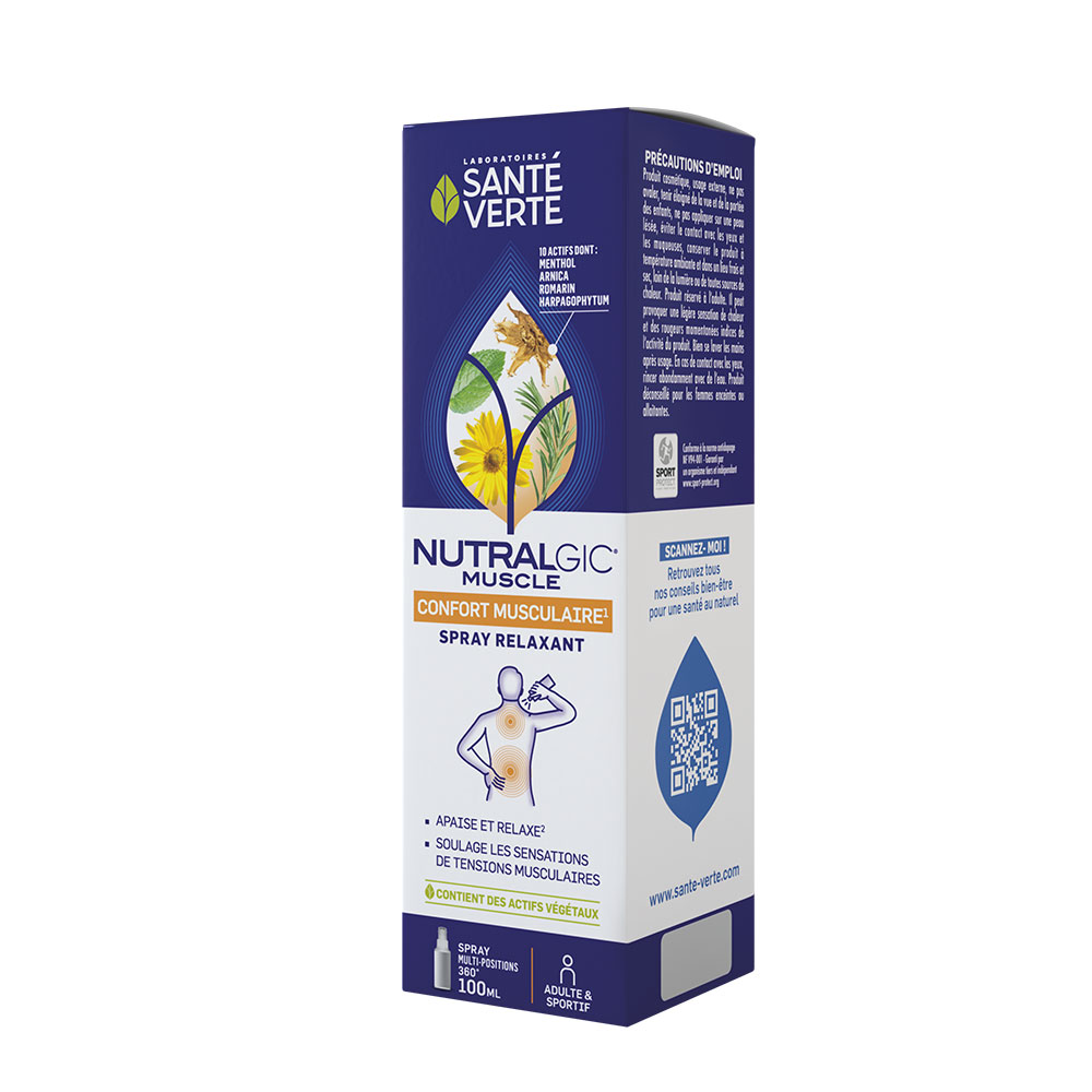 Sante Verte Spray muscolare rilassante benessere muscolare 100 ml