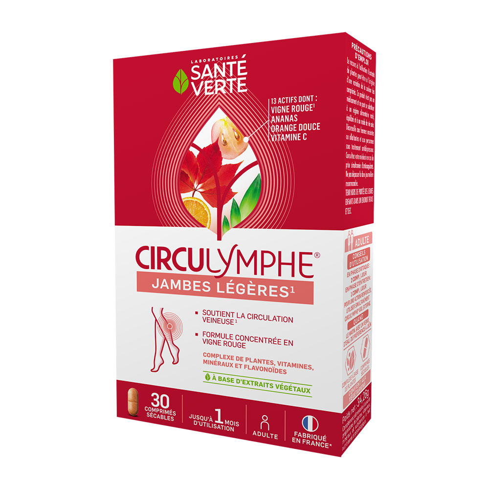 Sante Verte Circulymphe Gambe leggere 30 compresse