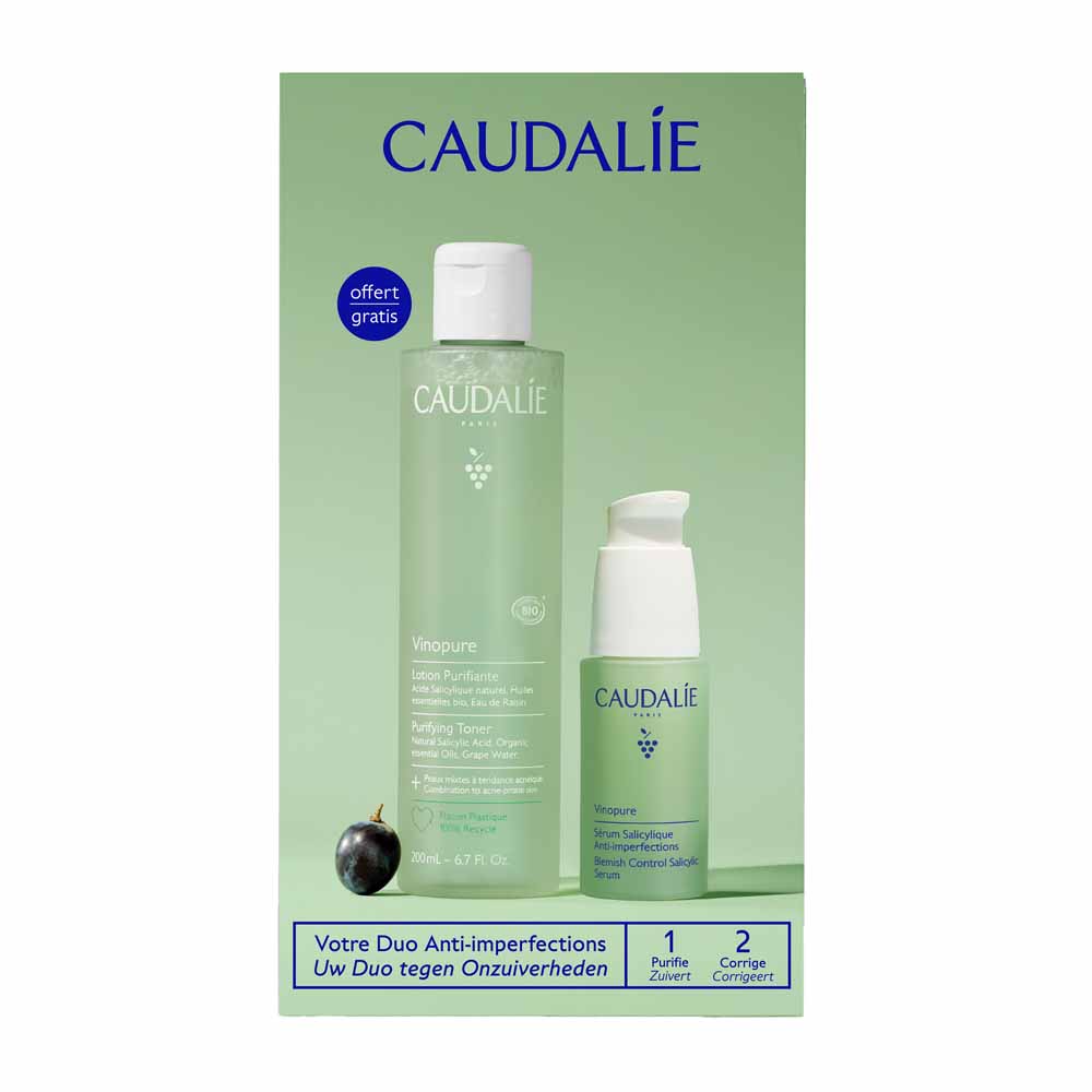 Caudalie Duo anti-imperfezioni siero e lozione