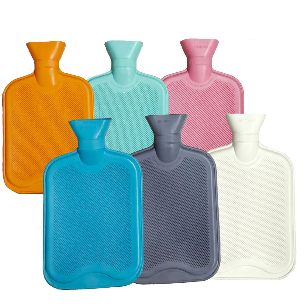 Estipharm Borsa dell'acqua calda in gomma 2L pastello