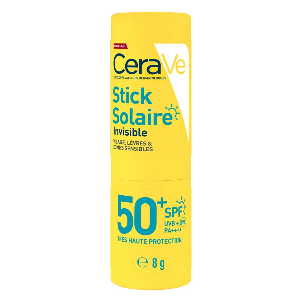 Cerave Stick solare invisibile SPF50+ alta protezione 8 g