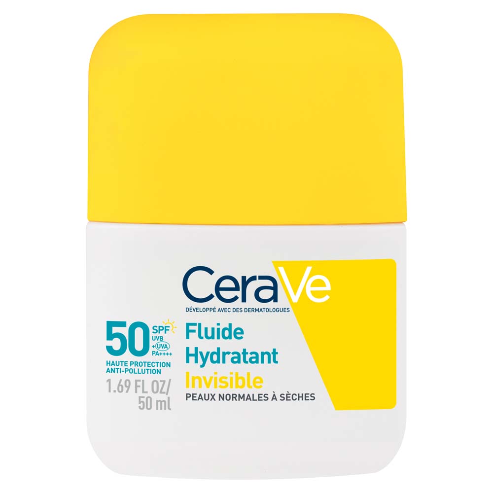 Cerave Fluido idratante invisibile SPF50 alta protezione viso 50 ml