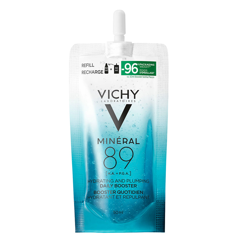 Vichy Mineral 89 Ricarica siero booster quotidiano fortificante e ripolpante all'acido ialuronico 50 ml