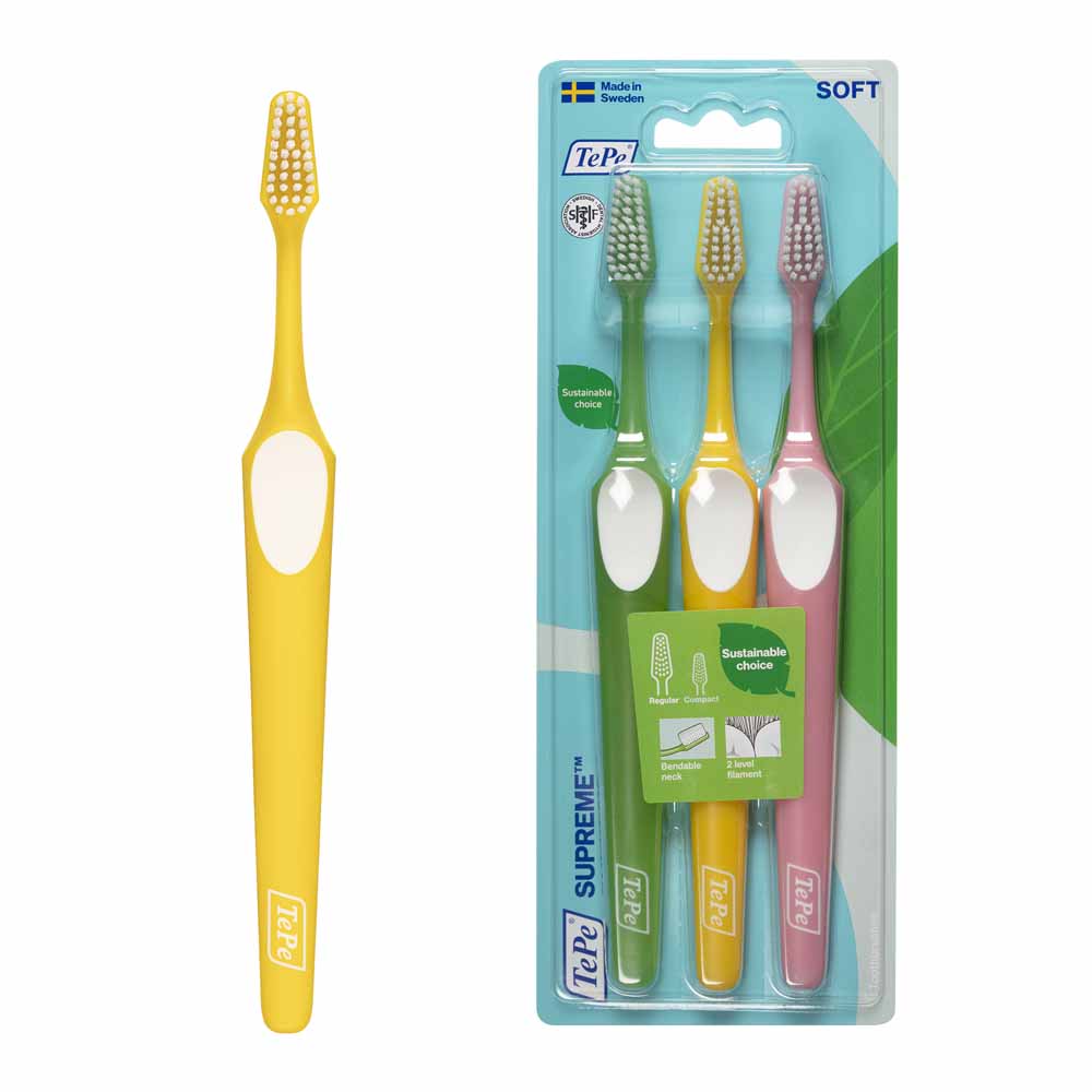TePe Supreme Soft Spazzolini da denti morbidi x 3