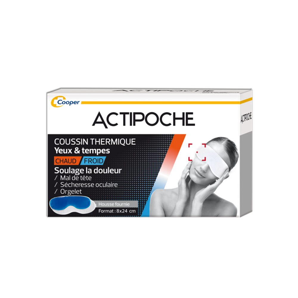 Actipoche Cuscinetto termico maschera occhi e tempie