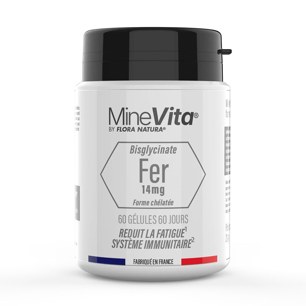 Flora Natura Minevita® Bisglicinato di ferro 14 mg 60 capsule