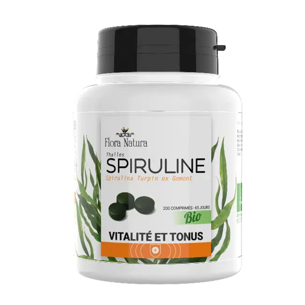 Flora Natura Spirulina bio 200 compresse
