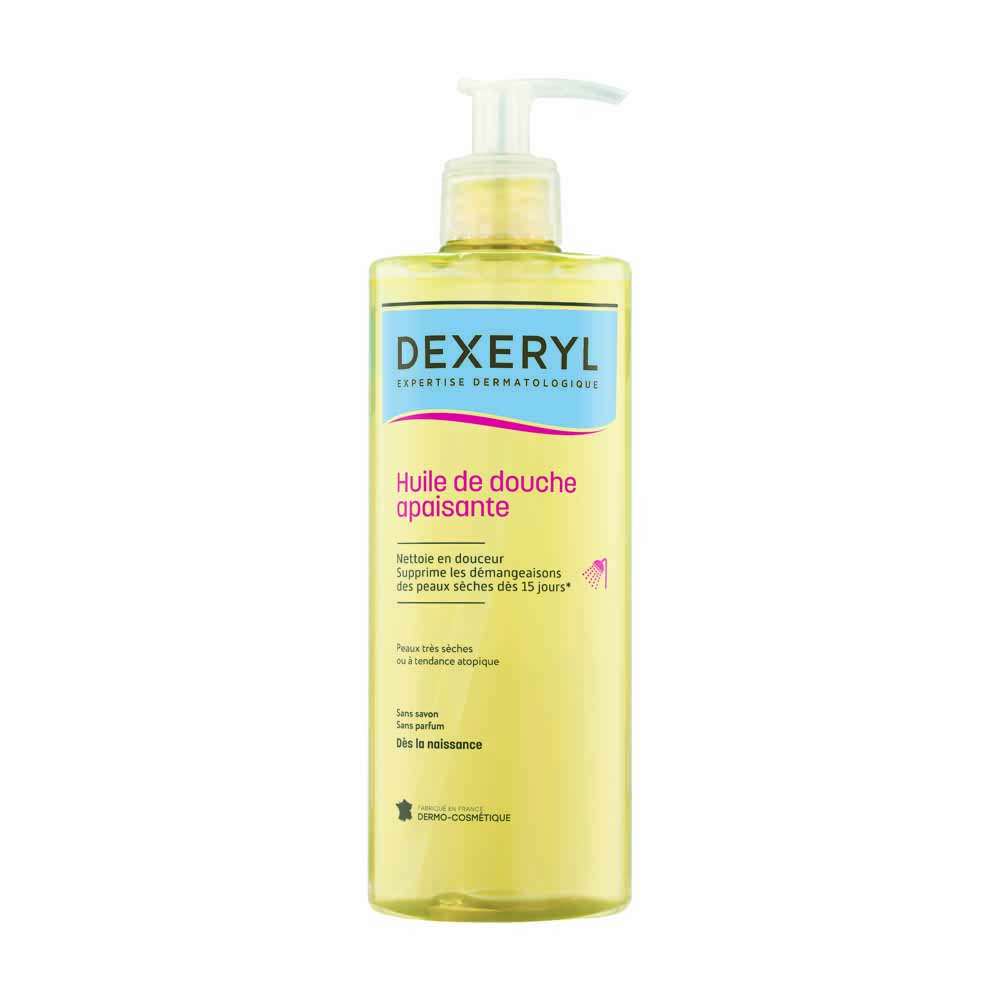 Dexeryl Huile de Douche Apaisante pelle molto secca o con tendenza atopica 500 ml