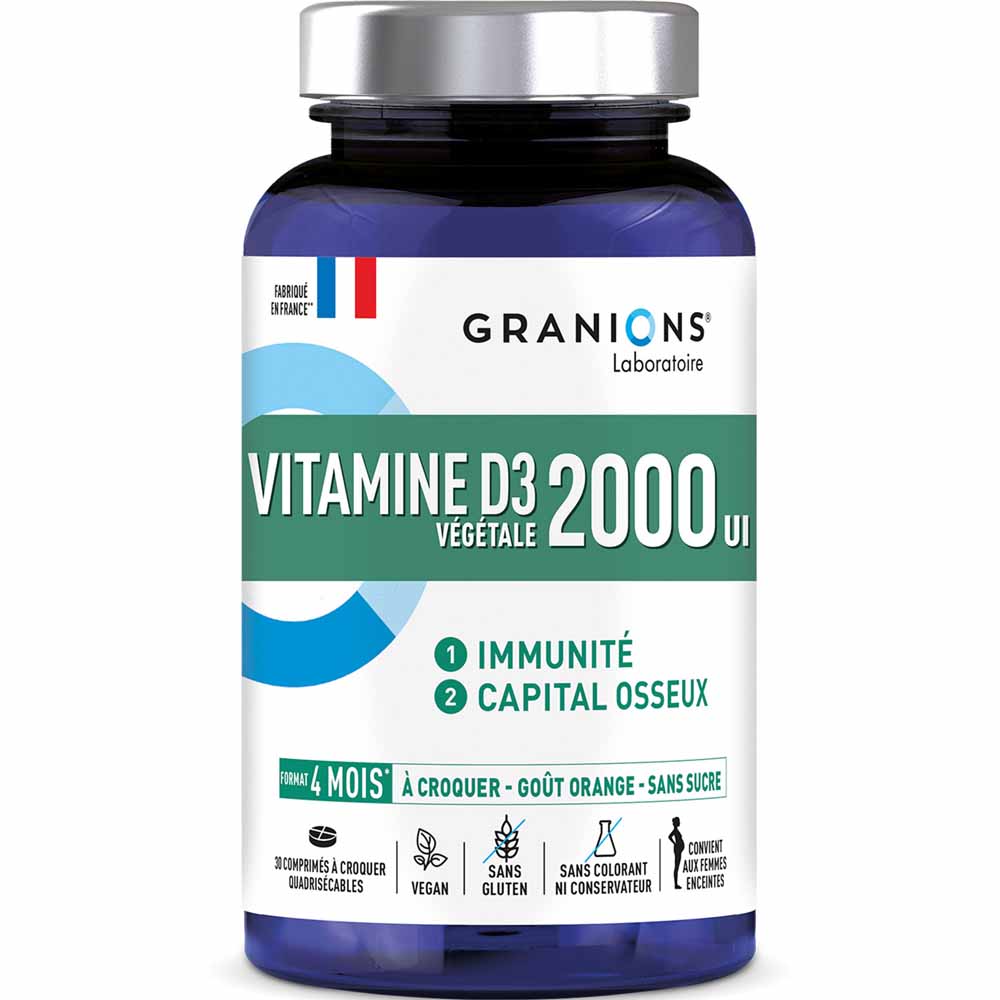 Granions Vitamina D3 2000IU x30 compresse masticabili