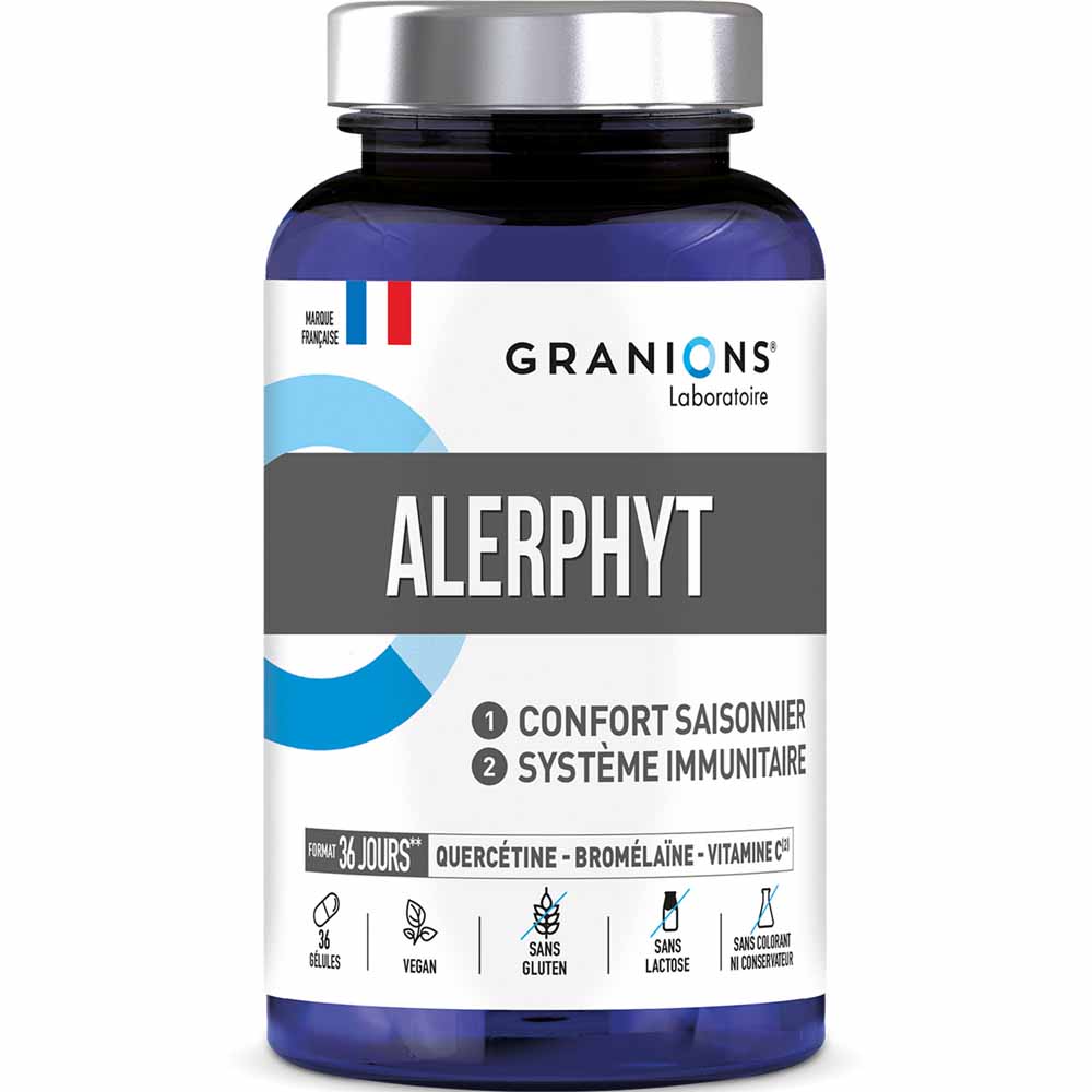 Granions Alerphyt cura di 12 giorni per il sistema immunitario 36 capsule