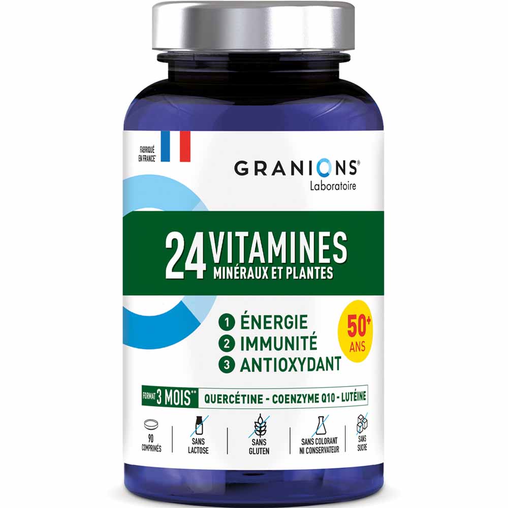 Granions 24 vitamine, minerali e piante 90 compresse