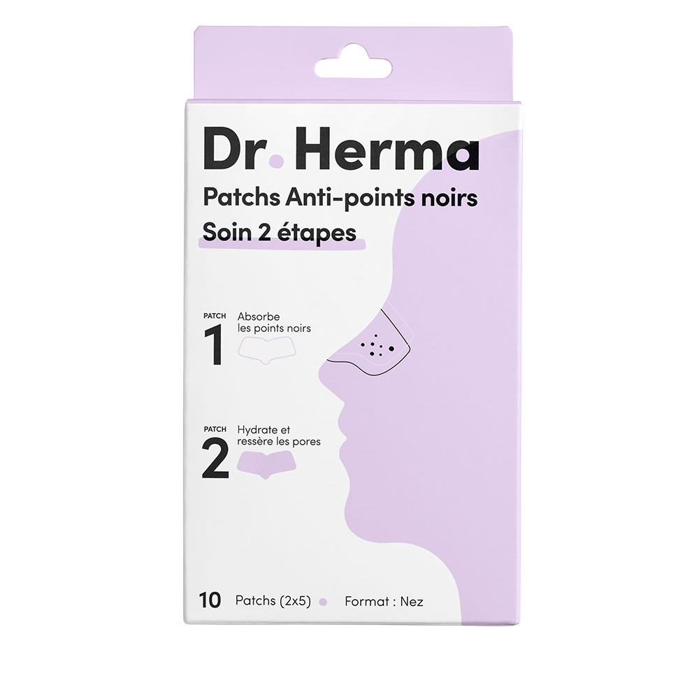 Dr. Herma Patch a due fasi per punti neri 2 x 5