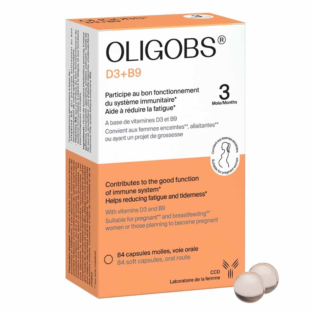 Ccd Oligobs Vitamine D3 + B9 per sistema immunitario e stanchezza 84 capsule