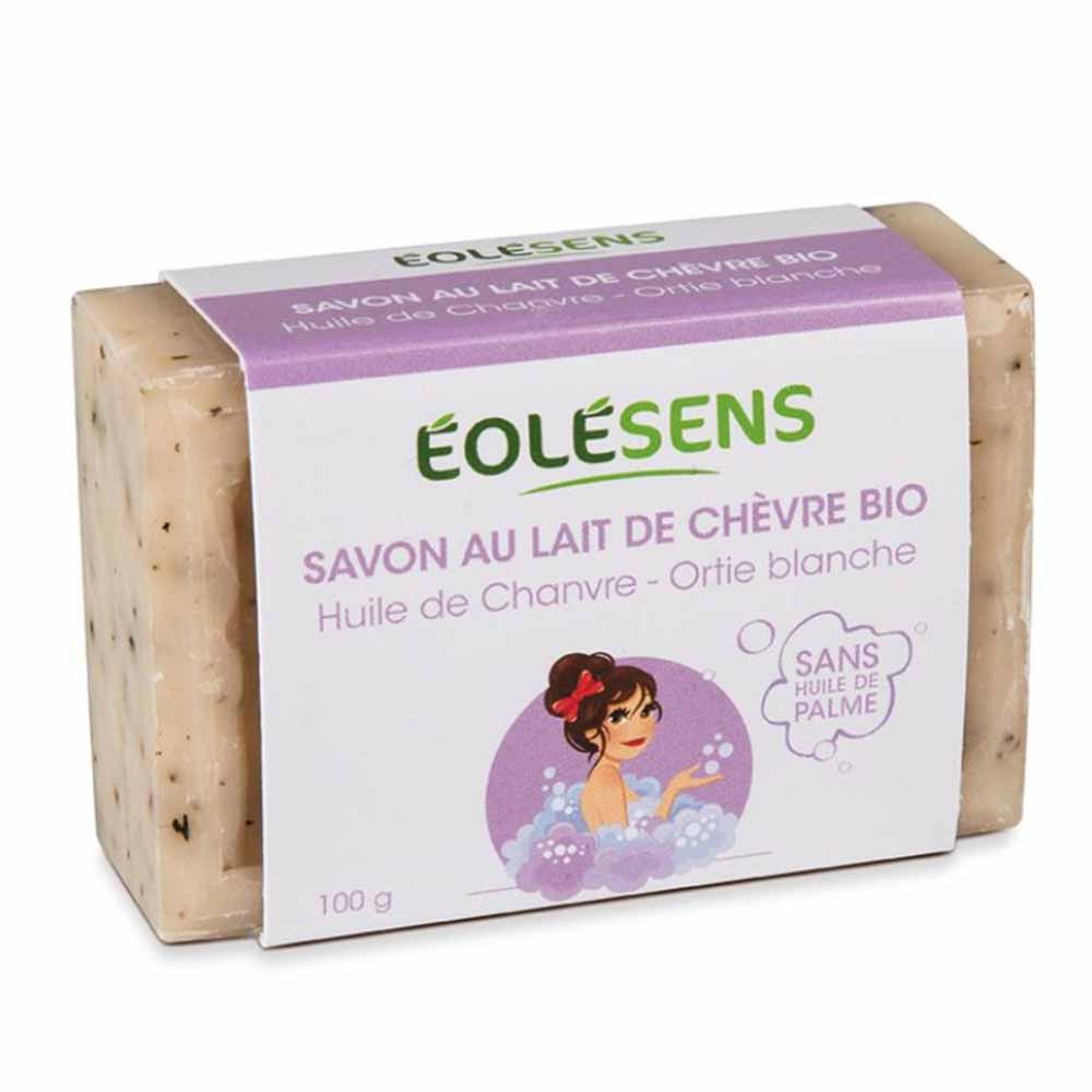 Eolesens Sapone latte di capra e olio di canapa biologico 100 g