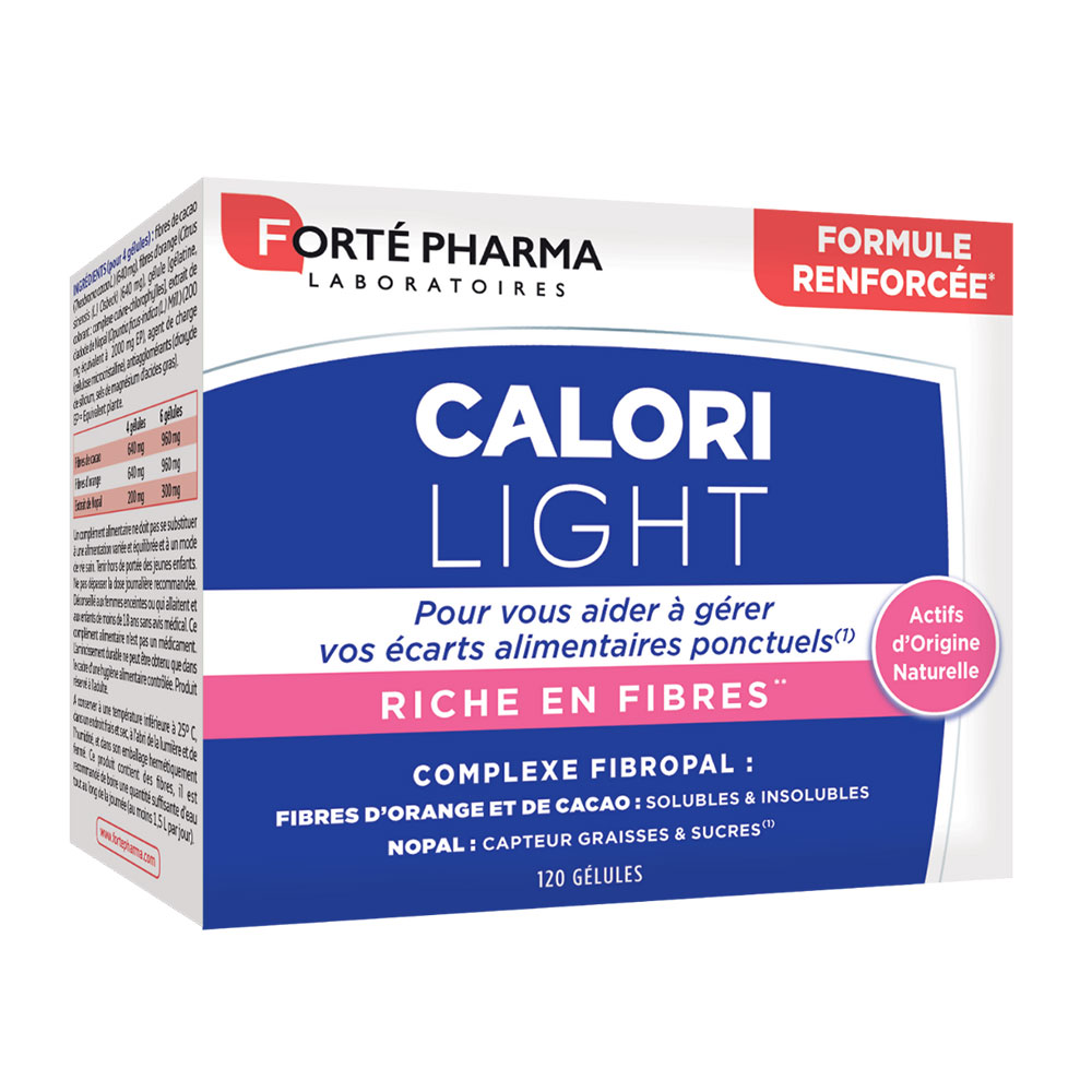 Forté Pharma CaloriLight Cattura grassi Fibre + Nopal 120 capsule